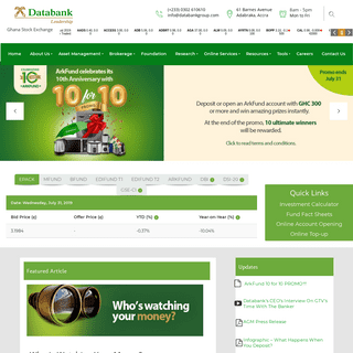 Databank Financial Services Limited – Leadership