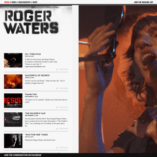 A complete backup of rogerwaters.com