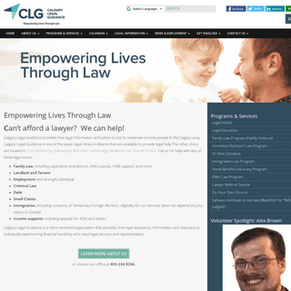 A complete backup of clg.ab.ca