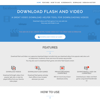 Download Flash & Video Add-on