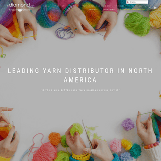 Leading Yarn Distributor in North America | Diamond Yarn of Canada
