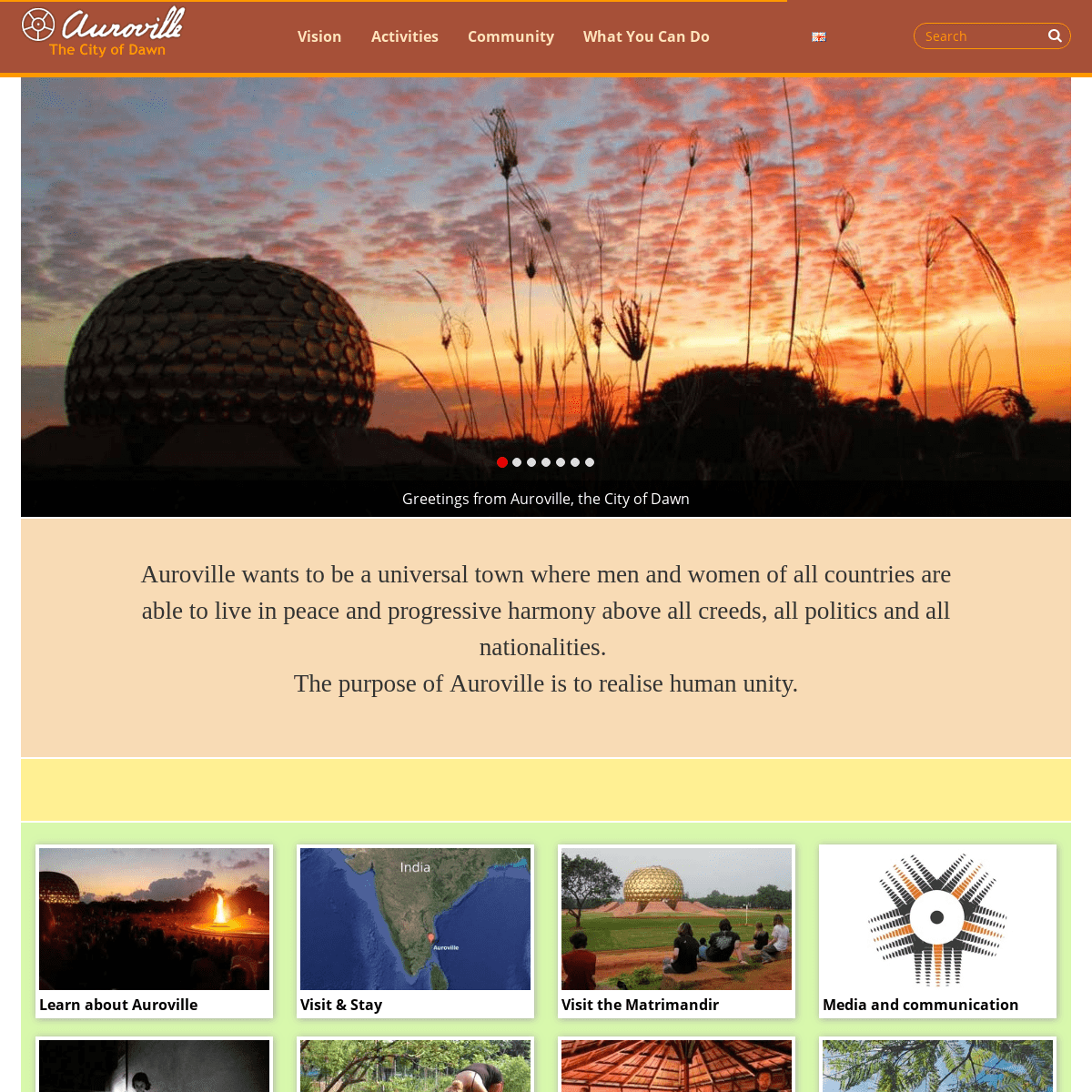 Welcome to Auroville | Auroville
