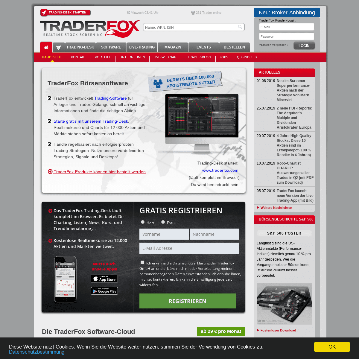 TraderFox Börsensoftware- Trading-Software - Chartanalyse ...