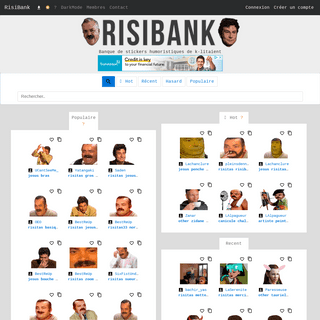 RisiBank - Banque officielle des stickers Risitas