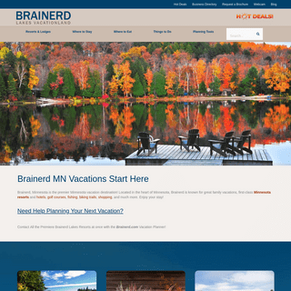 Brainerd Minnesota MN - Brainerd Lakes Vacationland - Minnesota Vacation