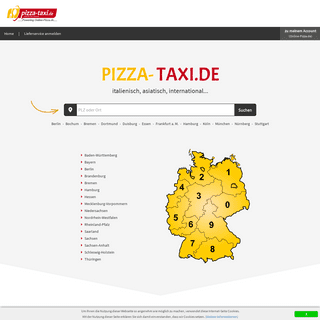 A complete backup of pizza-taxi.de