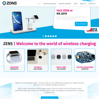 Wireless Charging Solutions - Smart. Simple. Fast. | ZENS