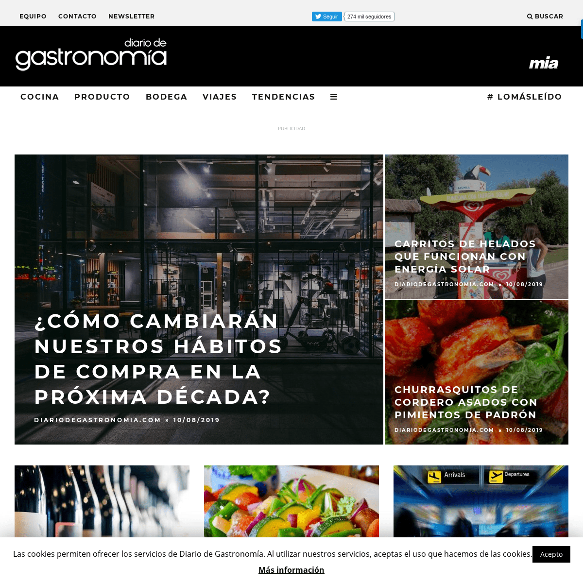 Diario de Gastronomía: Cocina, vino, gastronomía y recetas gourmet