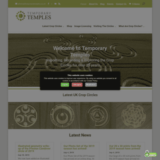 Temporary Temples | The Latest UK Crop Circles