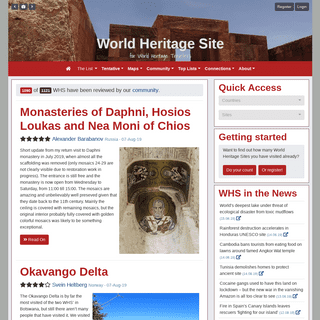 World Heritage Site - World Heritage Site - Pictures, Info and Travel Reports