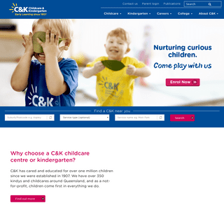 C&K - childcare and kindergarten | Where Children Come First