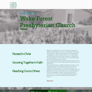 Wake Forest Presbyterian Church | Wake Forest, NC
