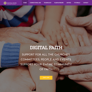 Digital Faith Home - Digital Faith Community Home