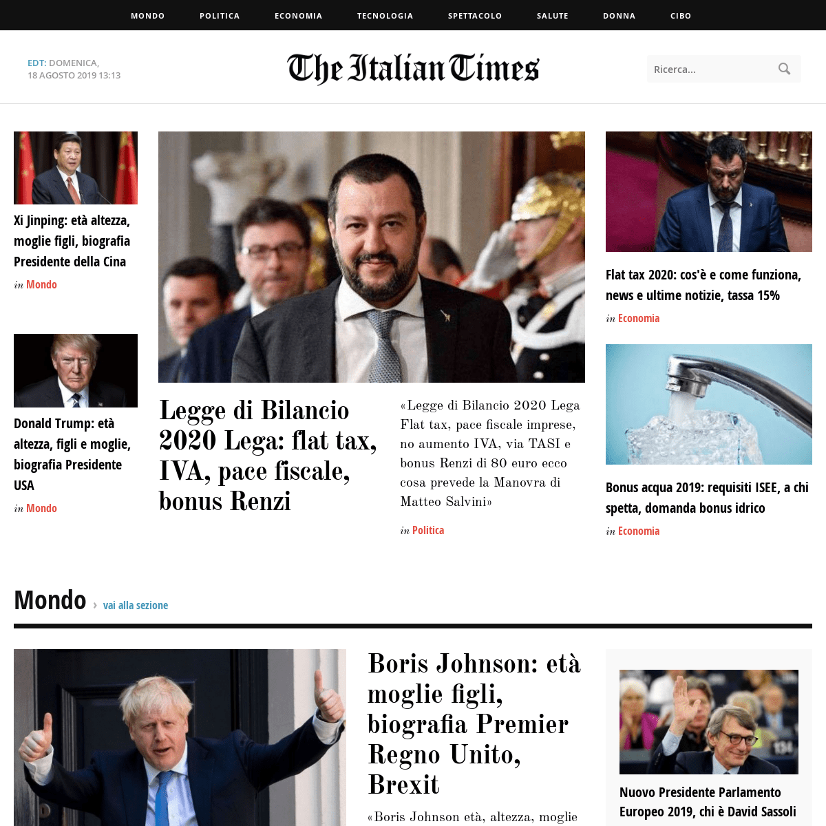 The Italian Times - News su Mondo, Politica, Economia e tanto altro...