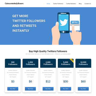 Get More Twitter Followers - Fast, Smooth & Secure