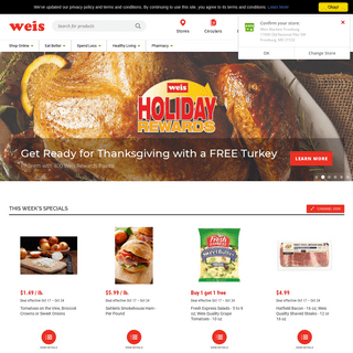 A complete backup of weismarkets.com