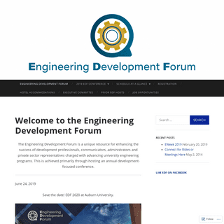 Engineering Development Forum | Advancing Engineering Programs