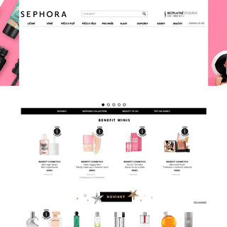 Sephora: Parfémy, dekorativní kosmetika, pečující kosmetika, kosmetické produkty a poradenství. Parfumerie on-line