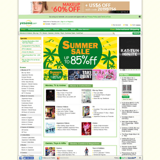 YESASIA: Online Shopping for Japanese, Korean, and Chinese Movies, TV Dramas, Music, Games, Books, Comics, Toys, Electronics, an