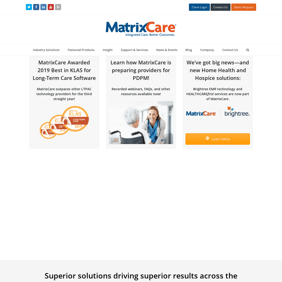 Certified Long-Term Care EHR Software Solution | MatrixCare