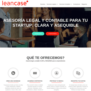 Lean Case - Asesoría legal y contable para startups