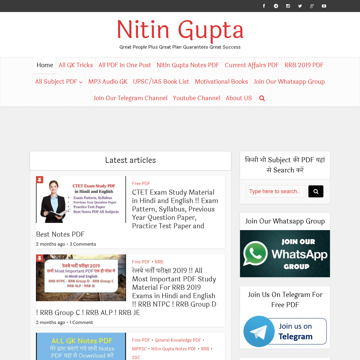 Nitin Gupta - Great People Plus Great Plan Guarantees Great Success