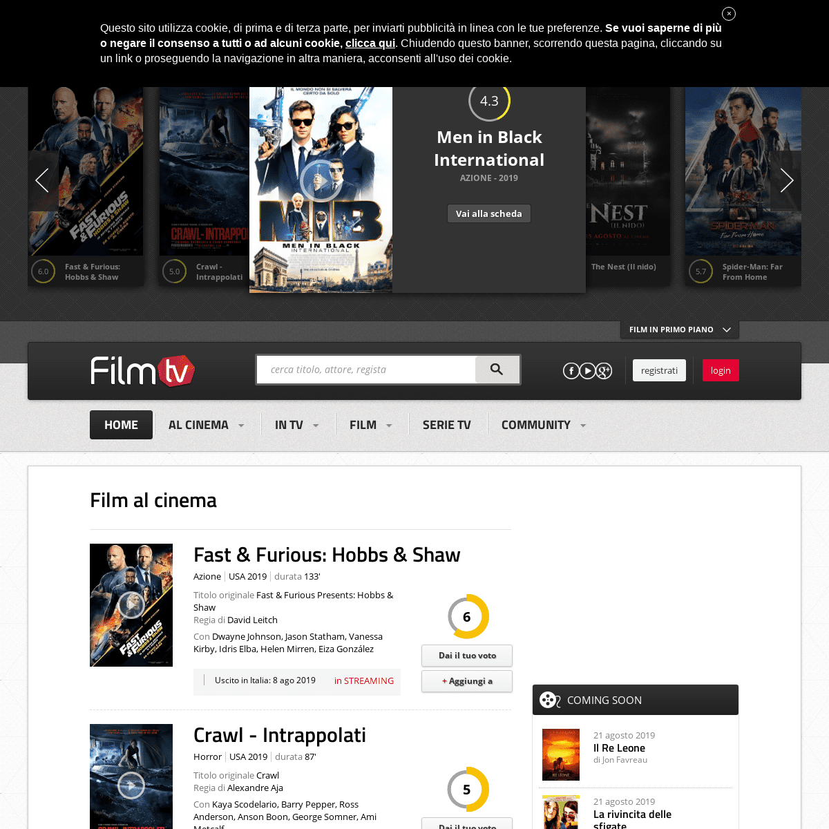 FilmTv | Il sito di cinema che fa per te