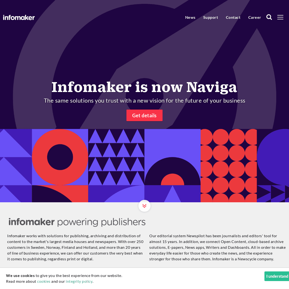A complete backup of infomaker.io
