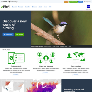 A complete backup of ebird.org