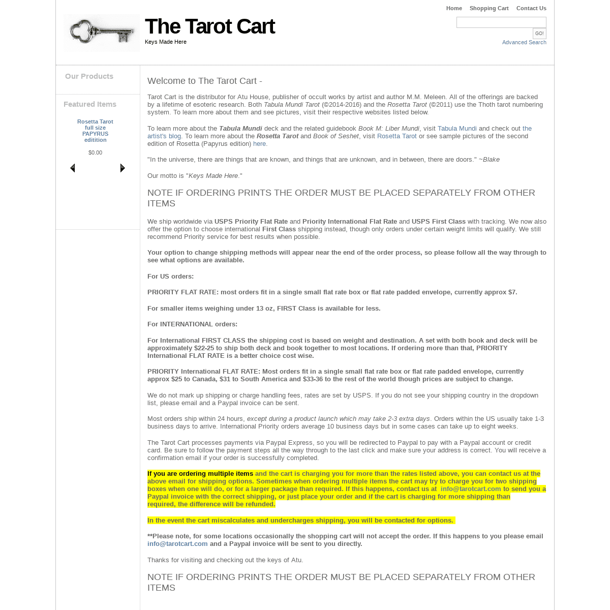 A complete backup of tarotcart.com