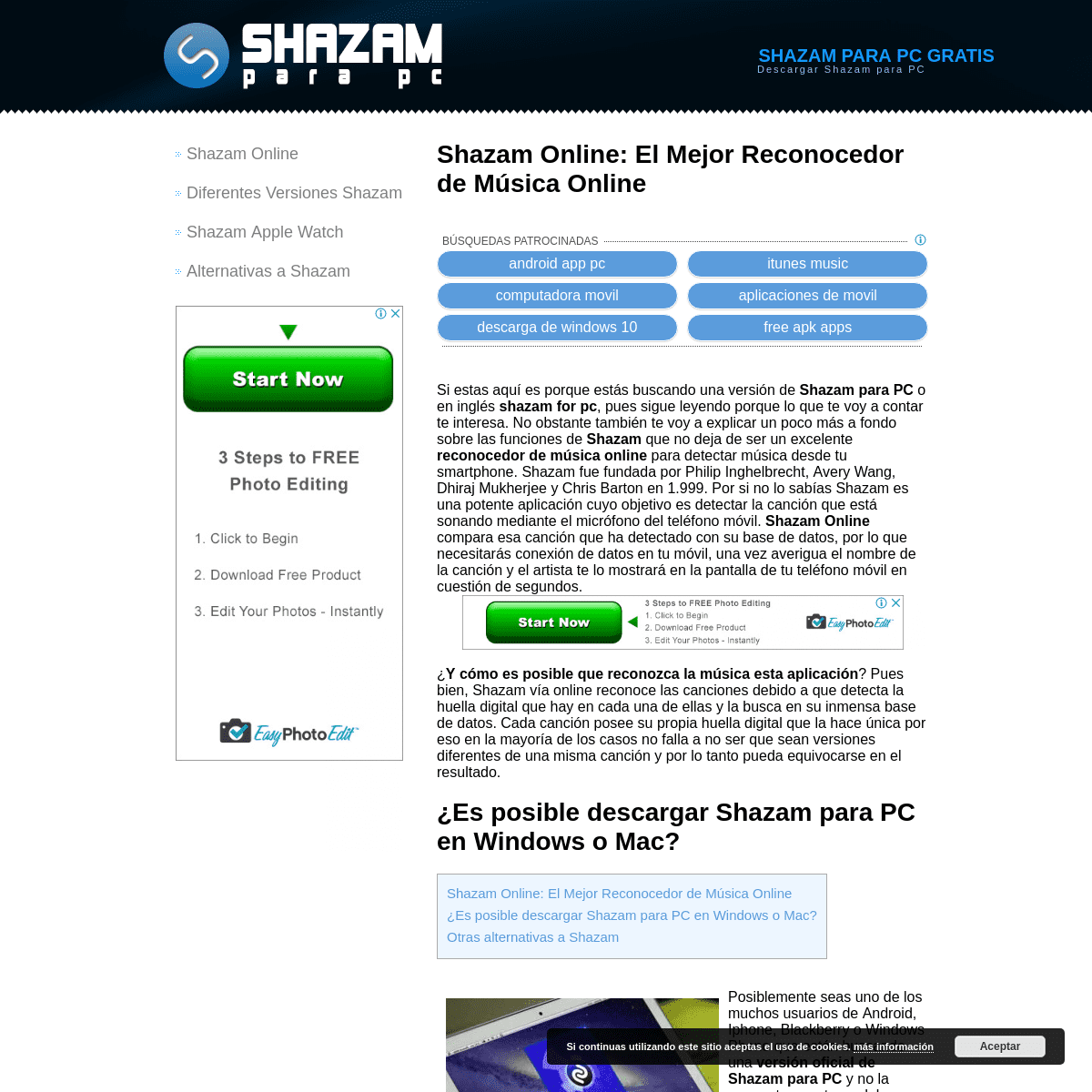 Shazam Online para PC 