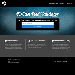 A complete backup of castfeedvalidator.com