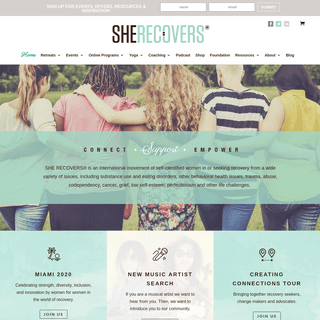 Home | SHE RECOVERS®