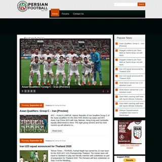 PersianFootball.com | Your Source For Iran Football News