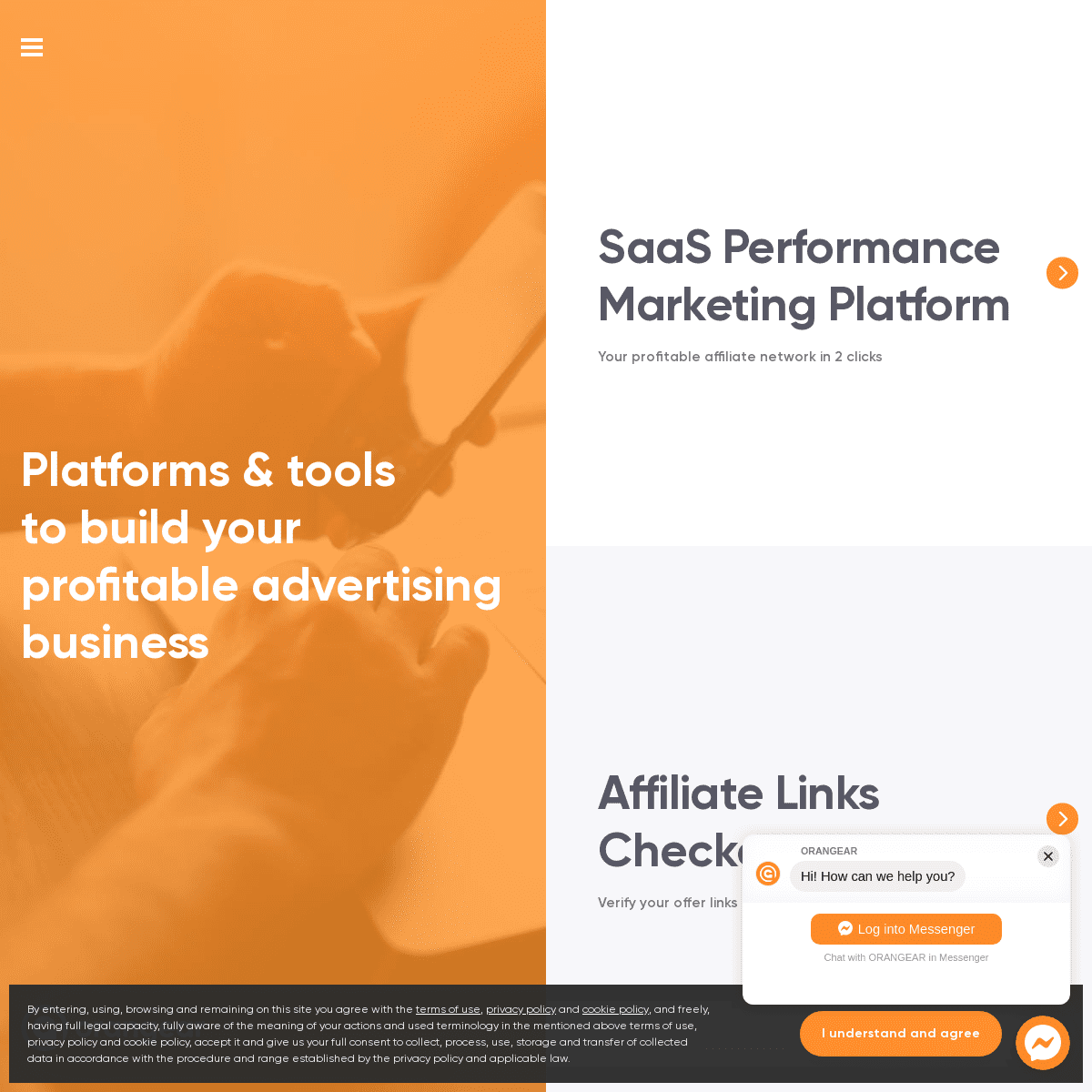 Orangear | SaaS performance marketing tracking software