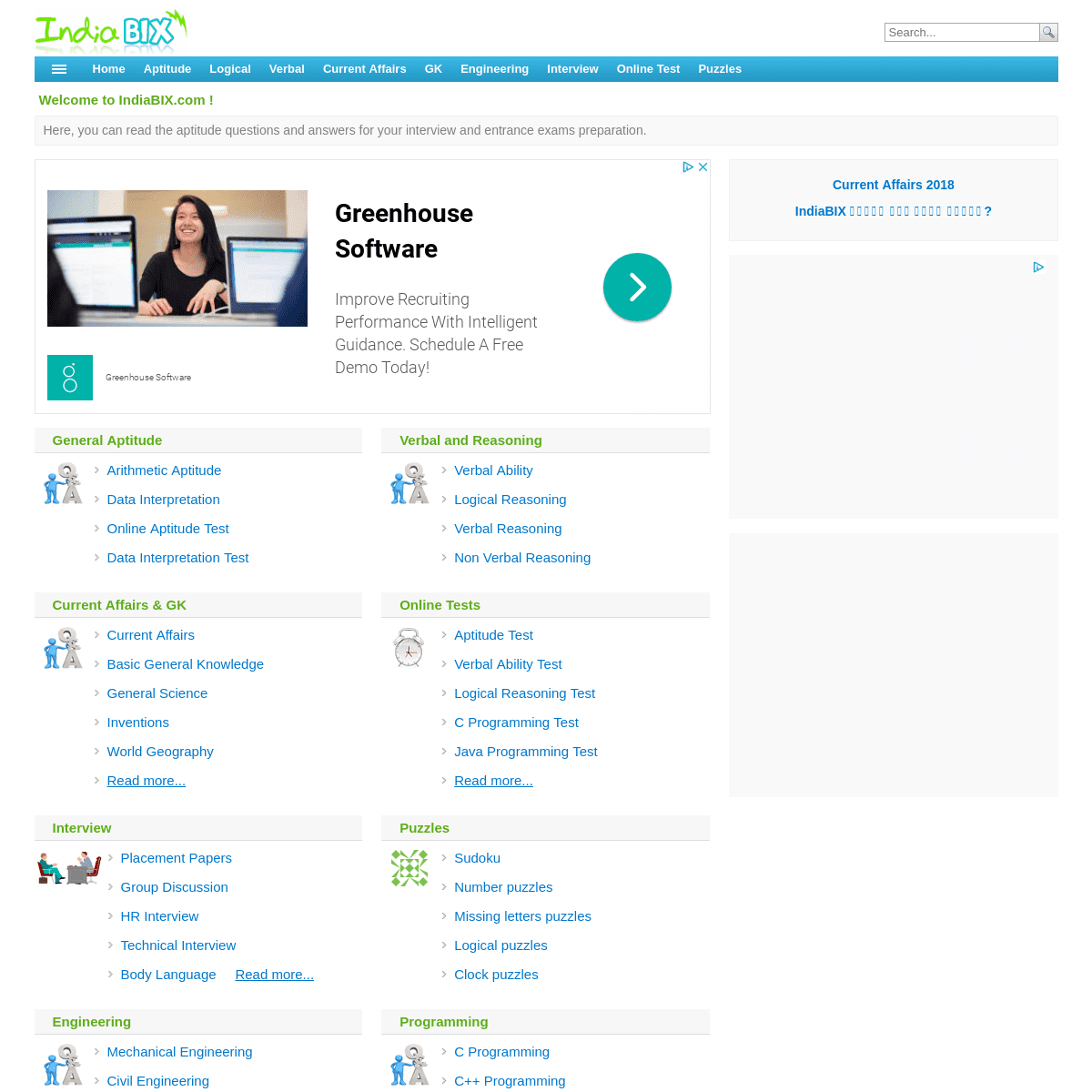 A complete backup of indiabix.com