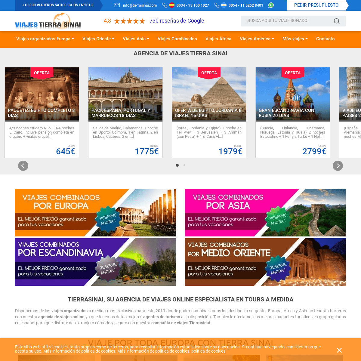 Agencia de viajes y turismo - Tierra Sinai