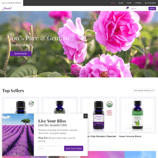 Buy 100% Pure Essential Oils - Therapeutic Aromatherapy Oils & Extracts