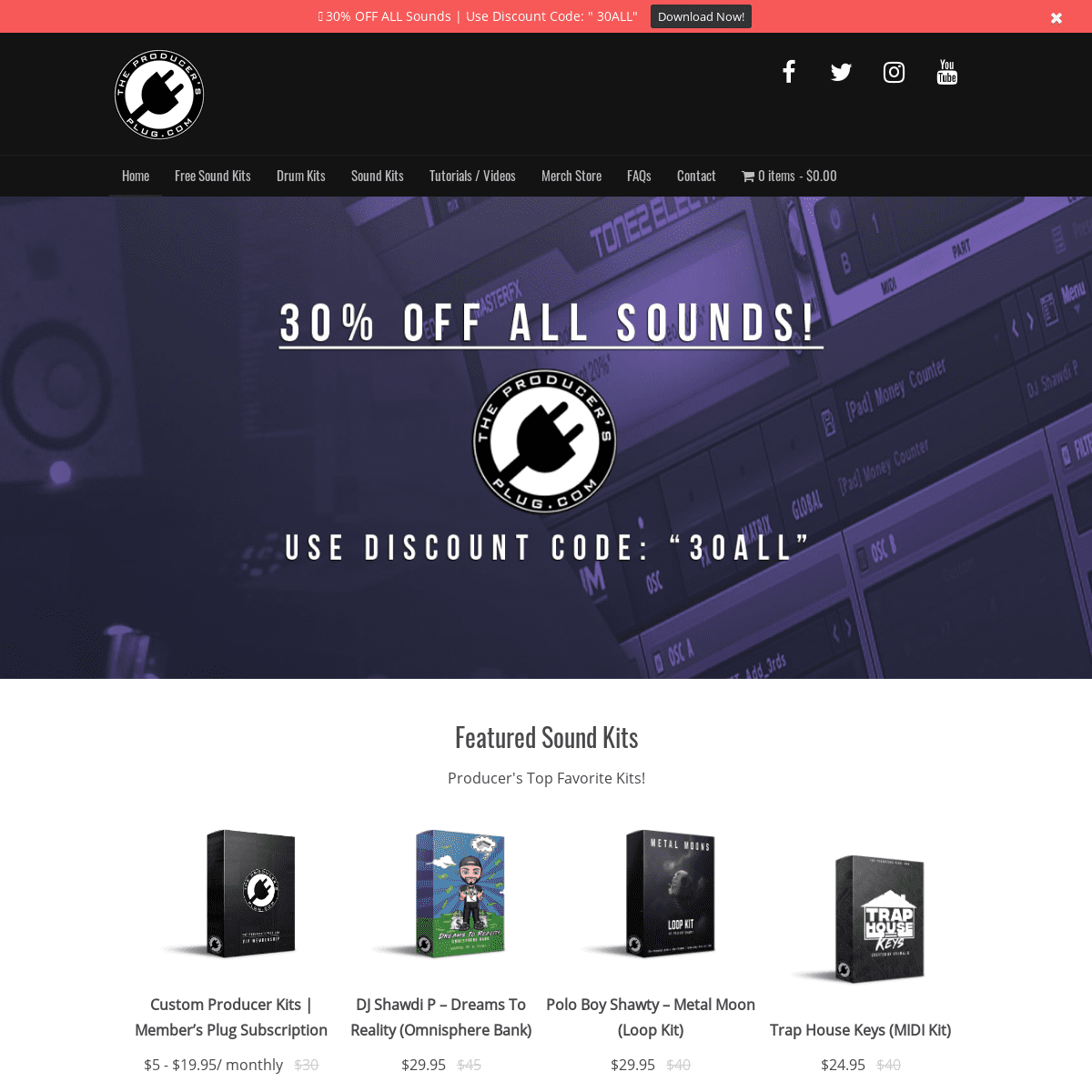 The Producer's Plug.com | Sounds For Music Producers