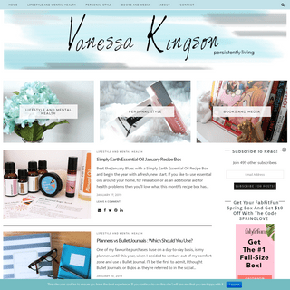 Vanessa Kingson — Persistently Living