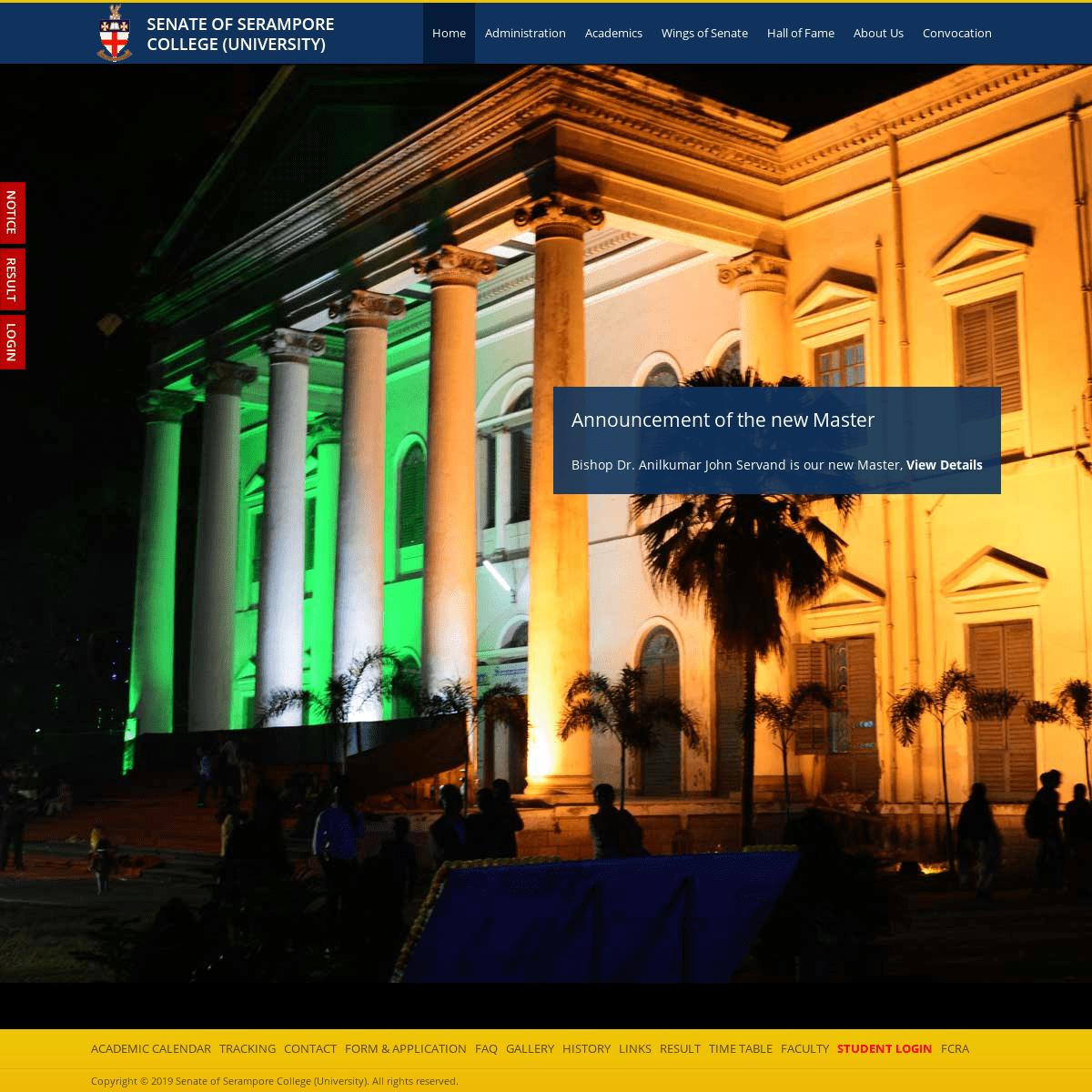 Senate Of Serampore College (University) |