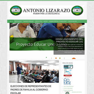 InstituciÃ³n Educativa Antonio Lizarazo â€“ PASION POR LA EXCELENCIA