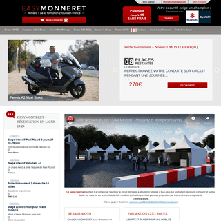 Permis moto accéléré / Formation moto 125 à bas prix - Easy Monneret
