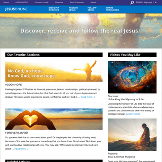 Discover the Truth About Jesus | JesusOnline.com