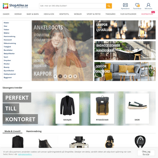 ShopAlike.se | Kläder, skor, möbler m.m. från de populäraste nätbutikerna