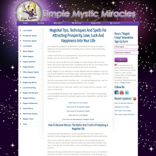 Simple Mystic Miracles