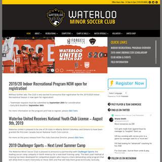Waterloo Minor Soccer Club - Waterloo United