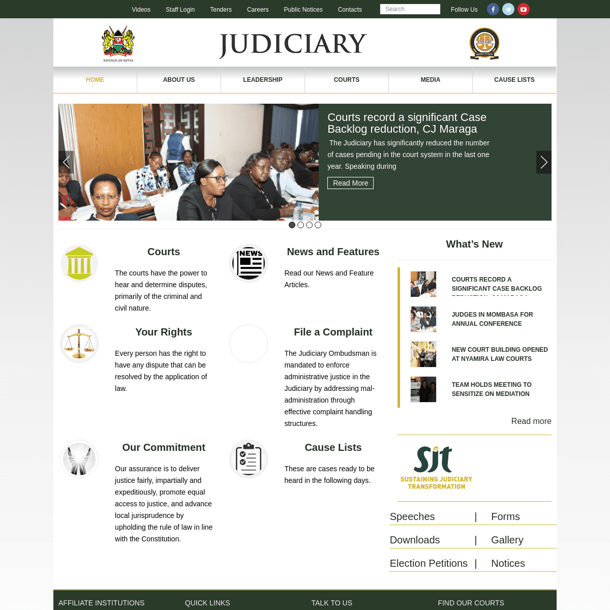 The Judiciary of Kenya – The Independent Custodian of Justice