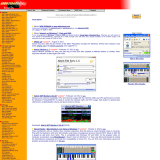 www.aldostools.org - Playstation Emulation Tools, Piano and Multimedia Software, Macro Recorder, Text-to-Speech, Memory Manager,