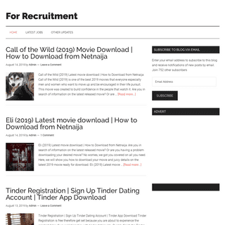 For Recruitment - Daily Update